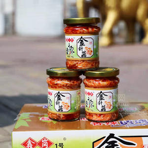 鑫岗1号香辣味罐装金针菇下饭菜腌菜招商