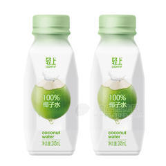 轻上100%椰子水饮料瓶装招商245ml