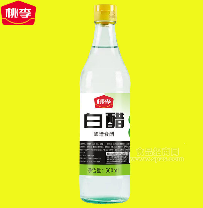 桃李釀造白醋500ml×12瓶