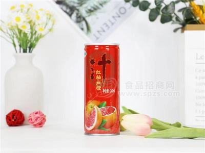 聚润粮谷庄园红柚血橙果汁饮料瓶装240ml