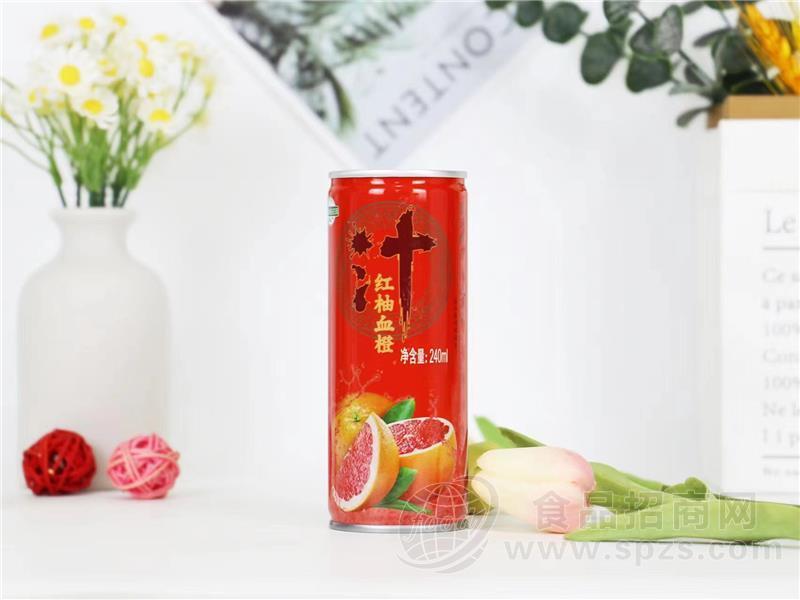 聚润粮谷庄园红柚血橙果汁饮料瓶装240ml