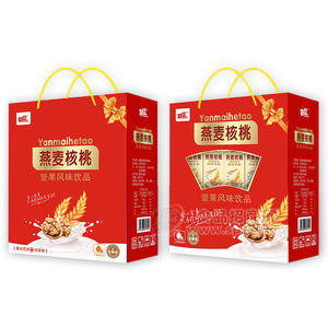 好夢燕麥核桃奶堅(jiān)果風(fēng)味飲品箱裝招商