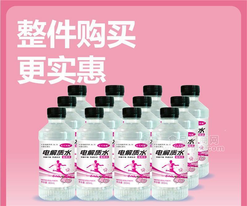 百川润豫电解质水蜜桃味380ml