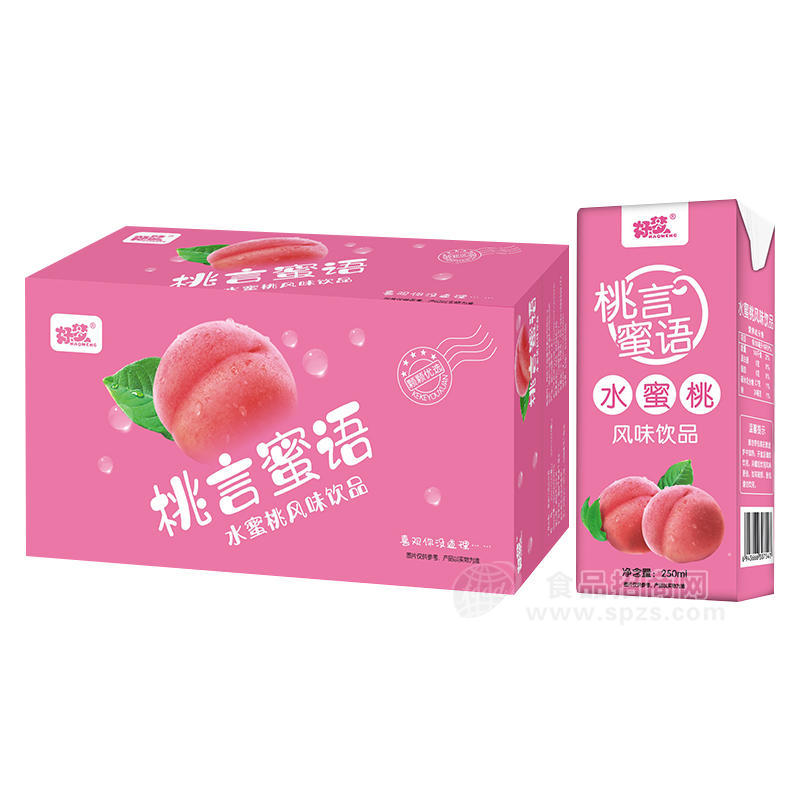 好夢(mèng)桃言密語(yǔ)水蜜桃風(fēng)味飲料箱裝招商250ml