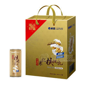 米奇果仁核桃乳植物蛋白禮盒飲料240ml×12罐