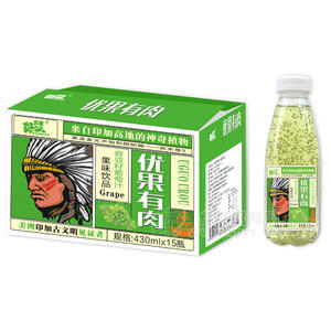 好梦奇亚籽葡萄汁果味饮品箱装招商430ml×15瓶