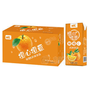 好夢(mèng)橙心橙意橙味飲料招商250ml