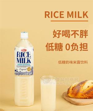 OKF低糖奶味米露飲料韓國進(jìn)口飲料1.5L大瓶飲料