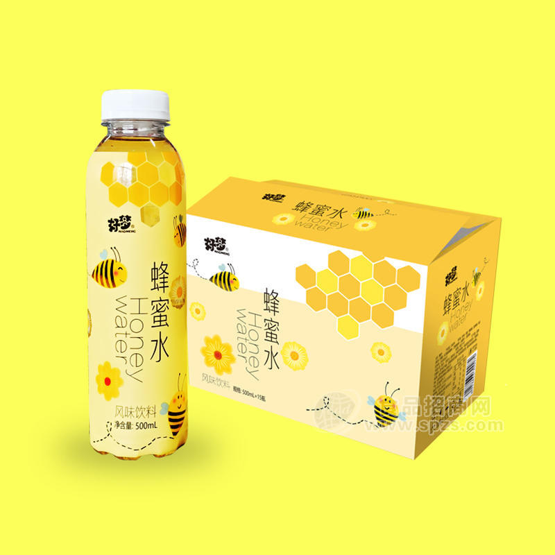 好梦蜂蜜水风味饮料箱装招商500ml×15瓶
