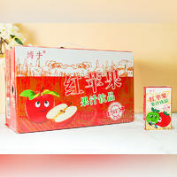 博牛红苹果果汁饮料果汁饮品箱装250ml