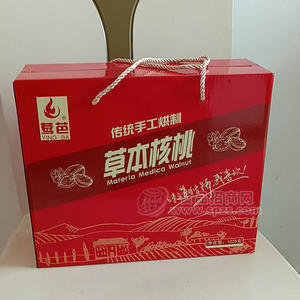 鶯芭草本核桃堅(jiān)果休閑食品禮盒裝招商1025g