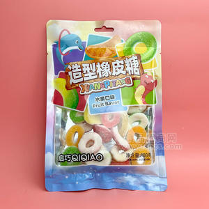 启巧造型橡皮糖软糖水果口味袋装招商108g
