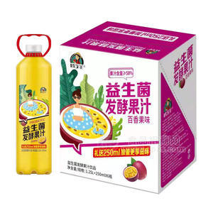 歐芝美百香果味益生菌發(fā)酵果汁飲料