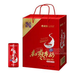 米奇紅棗牛奶復(fù)合蛋白植物蛋白飲料240ml×12罐