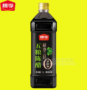 桃李五糧陳醋1L×12瓶零添加調(diào)味食醋