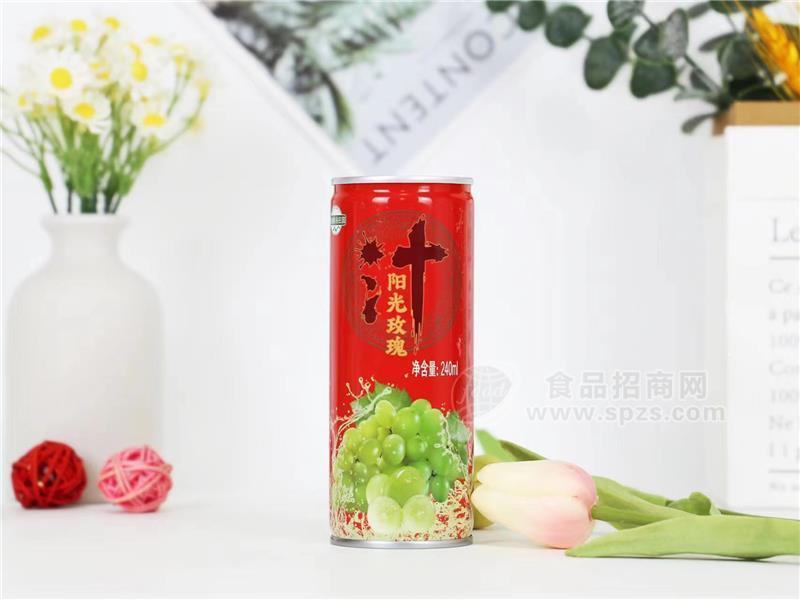 聚润粮谷庄园阳光玫瑰果汁饮料瓶装240ml