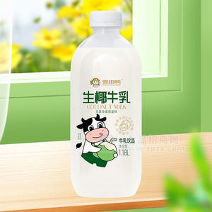 麦田鸭生椰牛乳饮品瓶装招商1.18L