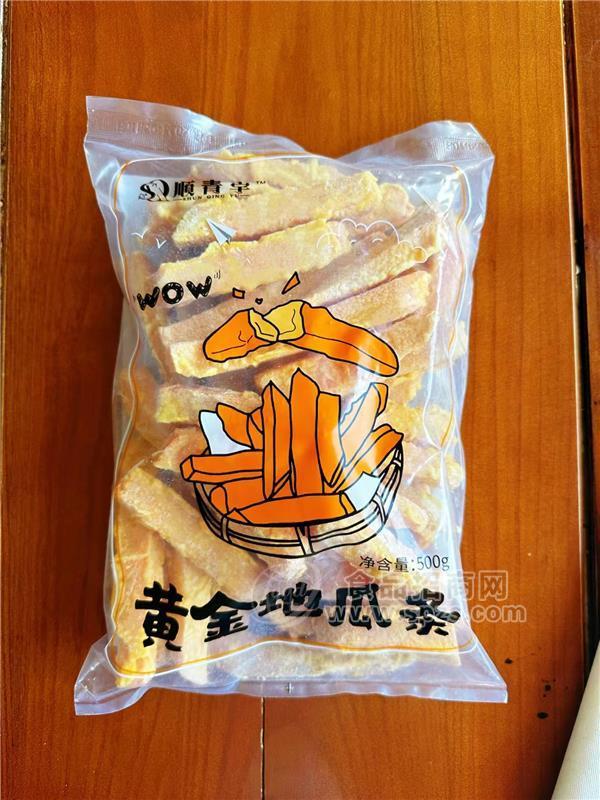 順青宇 黃金地瓜條500g 學(xué)生零食辦公室零食速凍食品