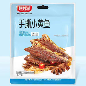 橫嶺湖手撕小黃魚(yú)醬汁味魚(yú)制品袋裝招商250g