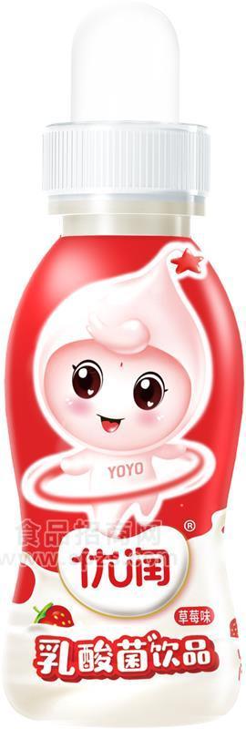 ·优润乳酸菌饮品优优软奶嘴200ml 