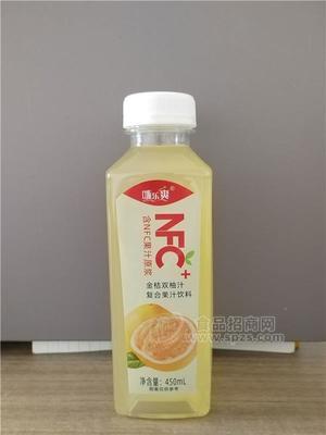 咪乐爽NFC金桔双柚汁复合果汁饮料瓶装450ml