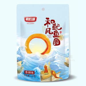 橫嶺湖和風(fēng)魷魚(yú)圈香辣味休閑食品袋裝招商60g