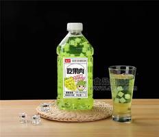 咪樂爽果粒果汁飲料蜂蜜葡萄汁瓶裝1L