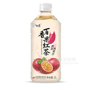 白象百香果紅茶茶飲料瓶裝廠家批發(fā)招商1L