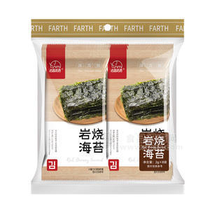 法思覓語炭燒海苔休閑食品袋裝招商2g×8袋