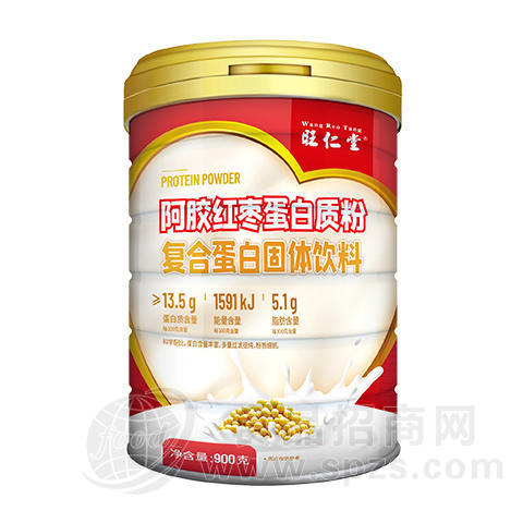 旺仁堂 阿胶红枣蛋白质粉 复合蛋白固体饮料
