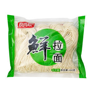 食尚燴鮮拉面半干面面條400g