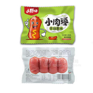 小野心原味风味小肉枣香肠袋装招商20克