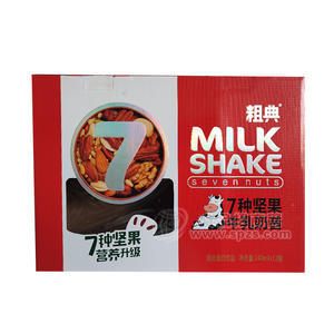 粗典堅(jiān)果牛乳奶昔復(fù)合蛋白飲料箱裝招商240ml×12罐