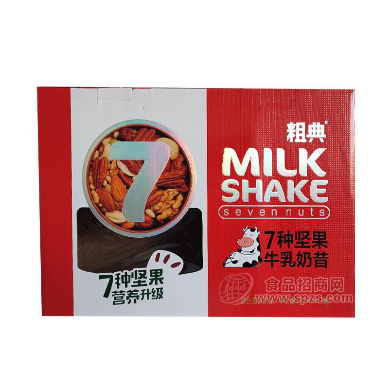 粗典堅(jiān)果牛乳奶昔復(fù)合蛋白飲料箱裝招商240ml×12罐