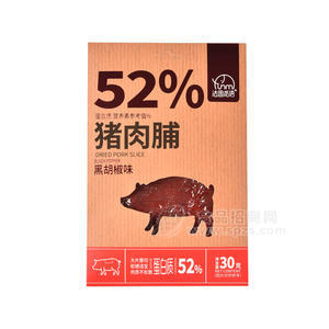 法思覓語豬肉脯黑胡椒味休閑食品袋裝招商30g