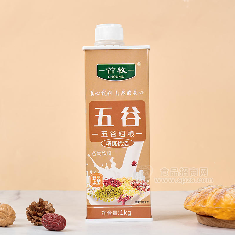 時(shí)代乳業(yè)首牧五谷粗糧谷物飲料盒裝招商1L