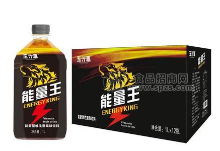 玉汁源 運動能量飲料大瓶裝飲料維生素果味飲料1L