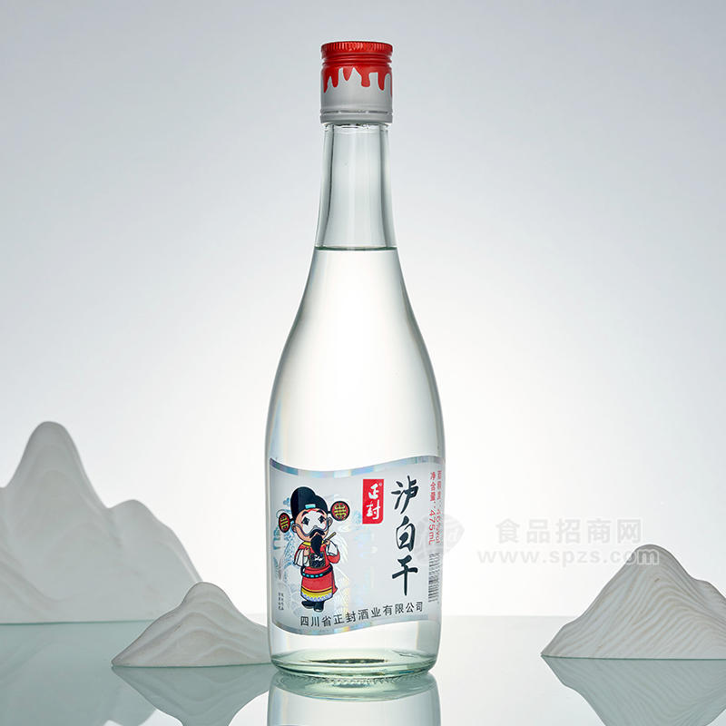 正封瀘白干濃香型白酒廠家招商475ml