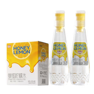 悦禾田蜂蜜柠檬水405gx6瓶蜂蜜柠檬汁饮用纯净水饮用水