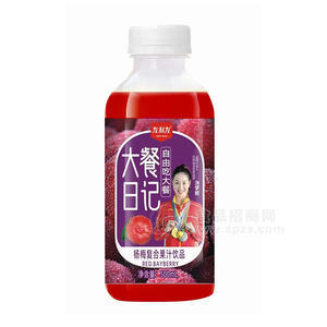 友利友楊梅復合果汁飲品果汁飲料500ml