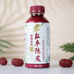 康福源紅棗陳皮植物飲料400ml