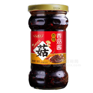 葛福记香辣香菇酱瓶装招商260g