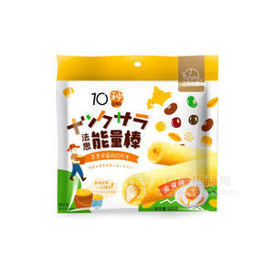 法思覓語法思能量棒蛋黃味膨化食品袋裝招商200g