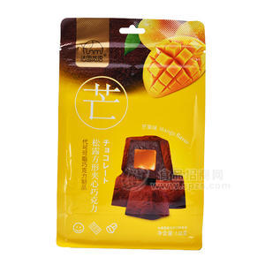 法思觅语松露方形夹心巧克力芒果味休闲食品袋装招商138g