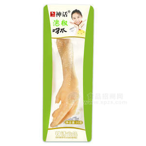 神话泡椒鸡爪休闲食品袋装招商35g