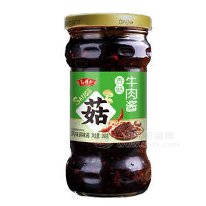 葛福記香菇牛肉醬風(fēng)味調(diào)味醬瓶裝招商260g