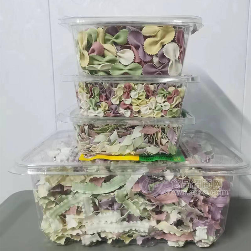 鲁健5蔬欢乐营蝴蝶面蝶仔面干面片盒装招商