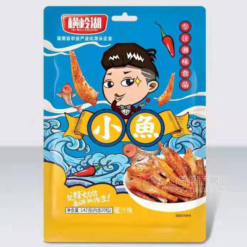 横岭湖小鱼蜜汁味休闲食品袋装招商142g