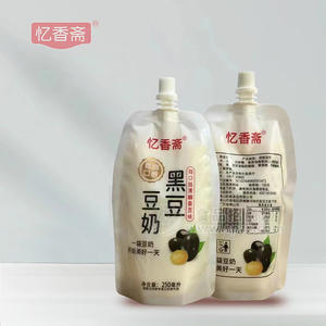 忆香斋黑豆豆奶袋装招商250毫升