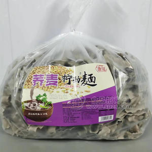 魯健蕎麥擰勁麺干面片袋裝招商900g